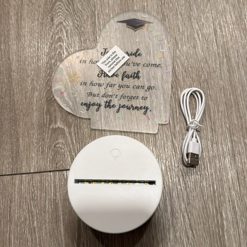 3d graduation lamp